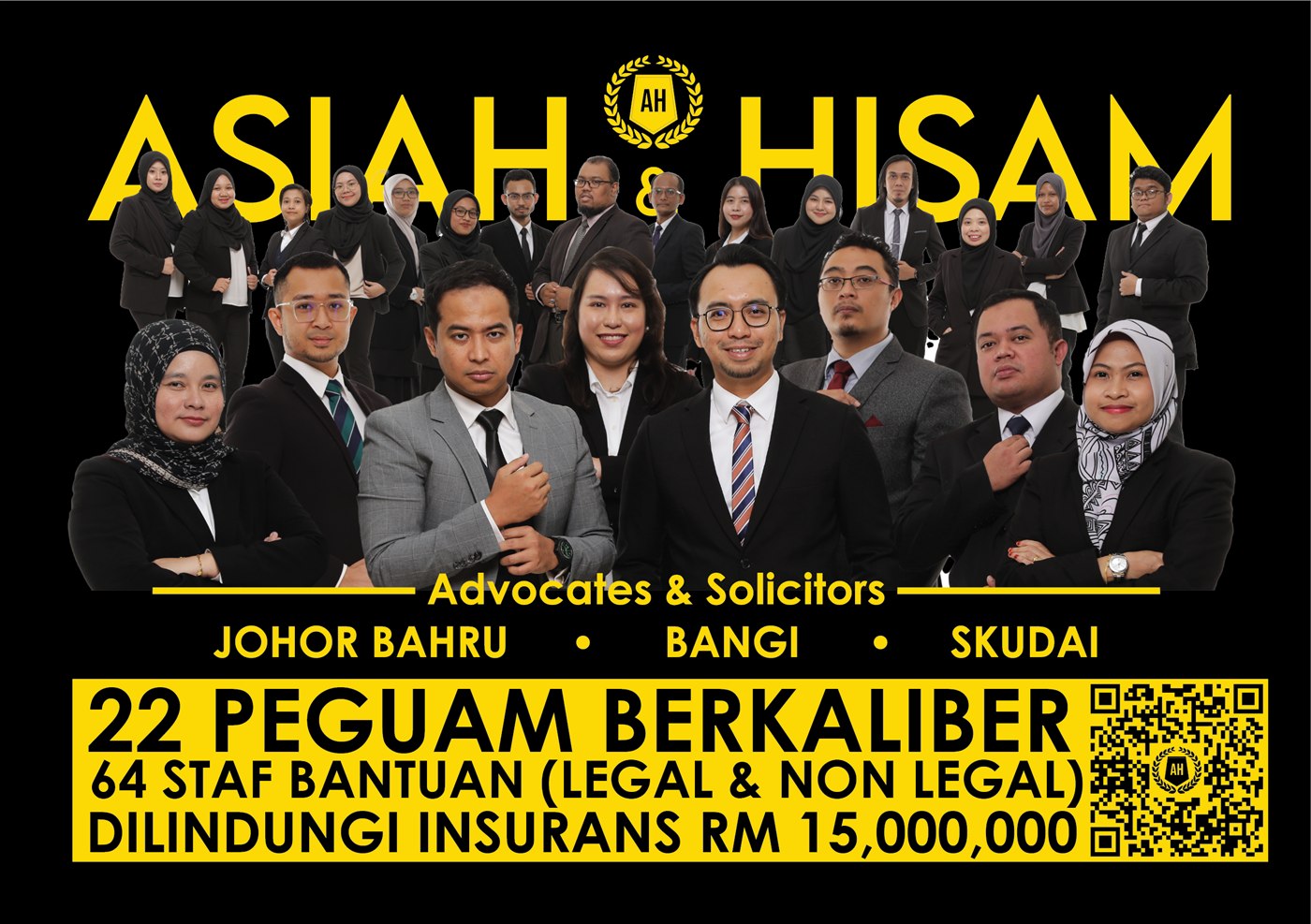 Asiah & Hisam — Advocates & Solicitors team